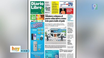Titulares prensa dominicana miércoles 11 de junio 2025 | Hoy Mismo