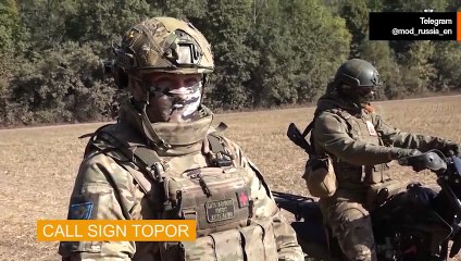 ロシア空挺部隊がバイクを使った高速塹壕攻撃訓練を実施 🏍️