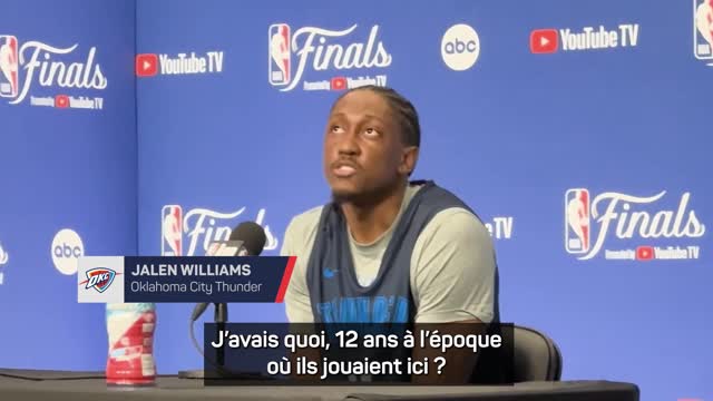 Thunder - Williams : "Un rêve d’être comparé à Westbrook ou Durant"