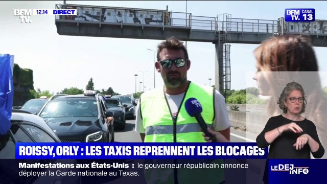 On veut bien faire des efforts mais pas à cette hauteur-là : les taxis manifestent à nouveau et appellent à bloquer les aéroports parisiens