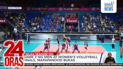 Game 2 ng Men at Women's Volleyball Finals, mapapanood bukas | 24 Oras