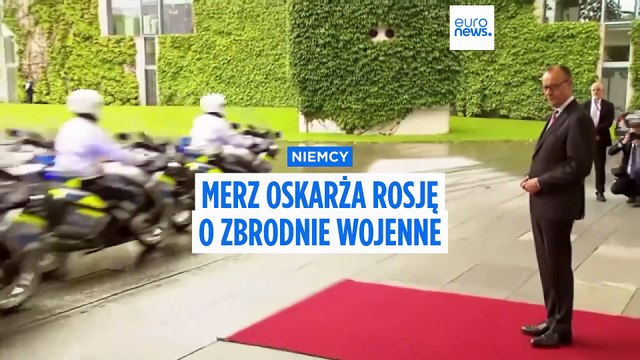 Merz oskarża Rosję o terror wobec ludności cywilnej i wzywa do nałożenia nowych sankcji