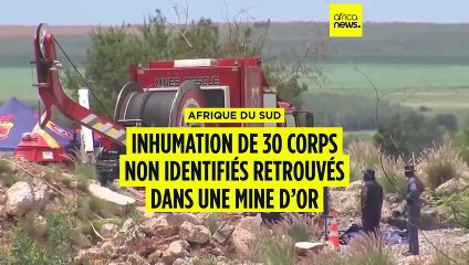 Afrique du Sud : inhumation de 30 corps non identifiés retrouvés dans une mine d’or