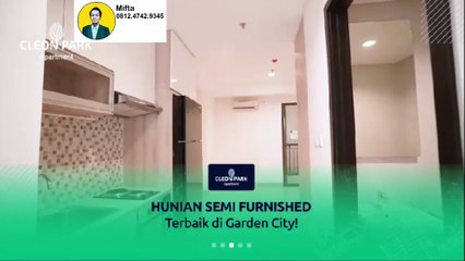 P64. Free PPN 100% berakhir 30 Juni 2025 lho... ☝️ STUDIO Standard ZFHI Cleon Park Apartment Jakarta Garden City