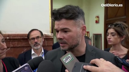 Gabriel Rufián, sobre la investigación al fiscal general: "El juez Hurtado debería dimitir por llevar 20 años trabajando para el PP"