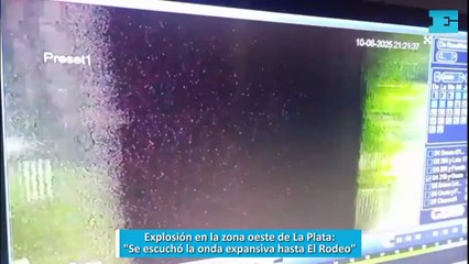 Explosión en la zona oeste de La Plata: "Se escuchó la onda expansiva hasta El Rodeo"