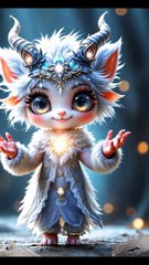 Meet Nisqua the Selenite Dee-va #meetthedeevas #animationshorts #goodvibes #animatedseries #shorts