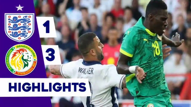 England 1-3 Senegal _ International Friendly _ Highlights | June 10, 2025 | football highlights match