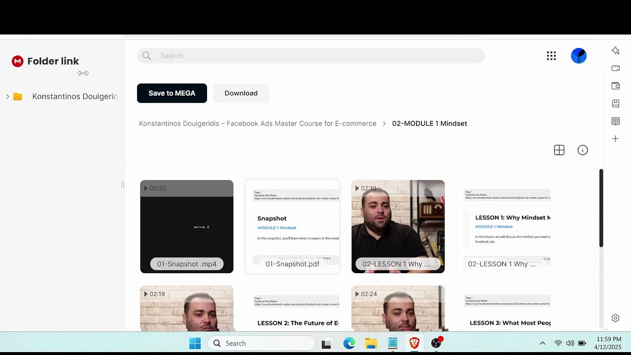 Konstantinos Doulgeridis Course Facebook Ads Master For Ecommerce (Available At Courseslibrary.com for 98% off)