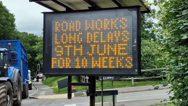 Long delays possible for 10 weeks on Haywards Heath road