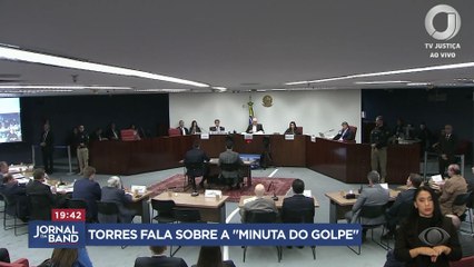Torres fala sobre a "minuta do golpe" em depoimento