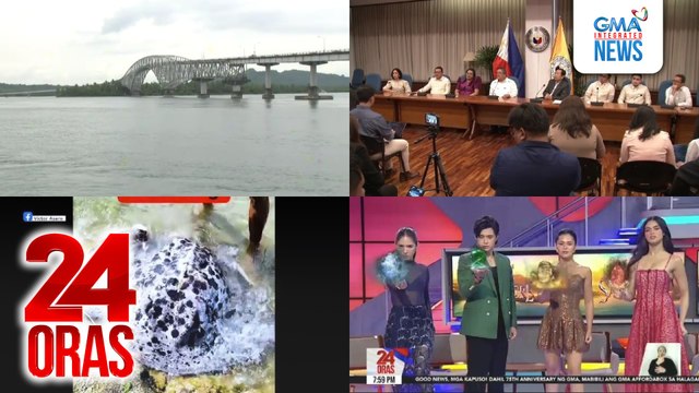24 Oras: (Part 3) Isang taong state of calamity, idineklara ni PBBM sa Eastern Visayas dahil sa epekto ng gagawing pagsasaayos sa San Juanico Bridge; utos ng Senado na ibalik ang articles of impeachment, magulo ayon sa prosekusyon kaya 'di muna..., atbp.