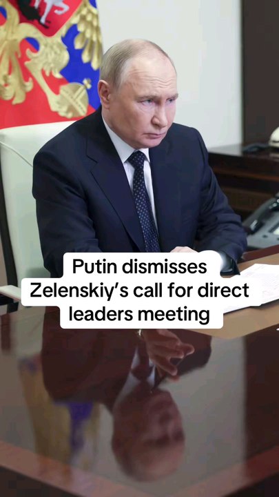 President Russian Putin dismissed the idea of meeting with Ukrainian President Zelenskiy #Putin #Zelenskiy #Ukrainian #Russian