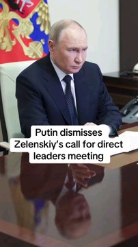 President Russian Putin dismissed the idea of meeting with Ukrainian President Zelenskiy #Putin #Zelenskiy #Ukrainian #Russian