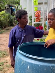 Mujer se r0bo el agua a su vecina    El Haitiano Compale