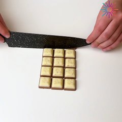 Getting one extra piece of chocolate! 🍫😋