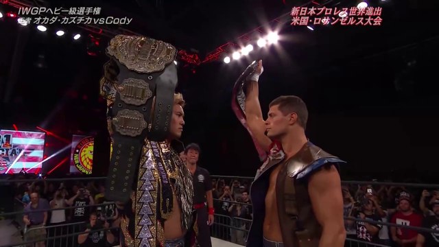 Kazuchika Okada vs. Cody - IWGP HEAVYWEIGHT CHAMPIONSHIP: NJPW G1 Special In USA (7/1/2017)