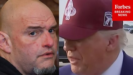 Trump Cites John Fetterman's Criticism Of Violence At Anti-ICE Protests In Los Angeles