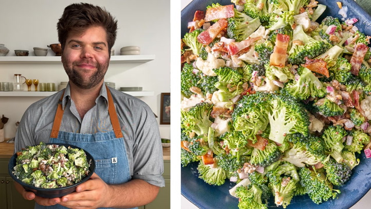 How to Make Broccoli Salad with Bacon