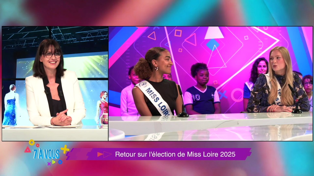 Retrouvez "7 à vous" avec Catherine Garnier et ses chroniqueurs pour les bons plans "sorties" ligériens et des sujets qui parlent de vous ! cette semaine zoom sur l'élection de Miss Loire 2025, on en parle avec notre invitée Cynthia Blacha élue Miss Loire