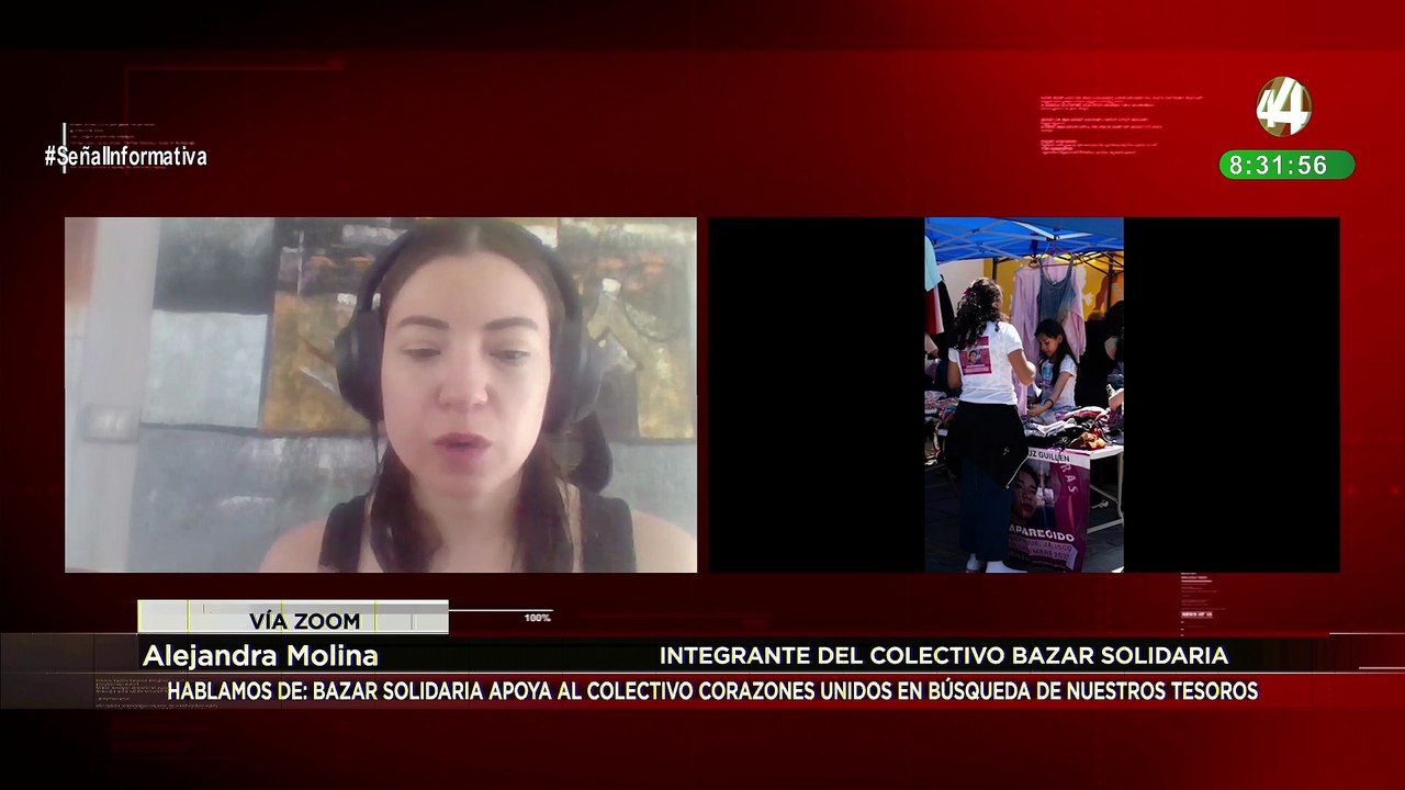 Alejandra Molina habla sobre el Bazar Solidaria apoya al colectivo Corazones Unidos