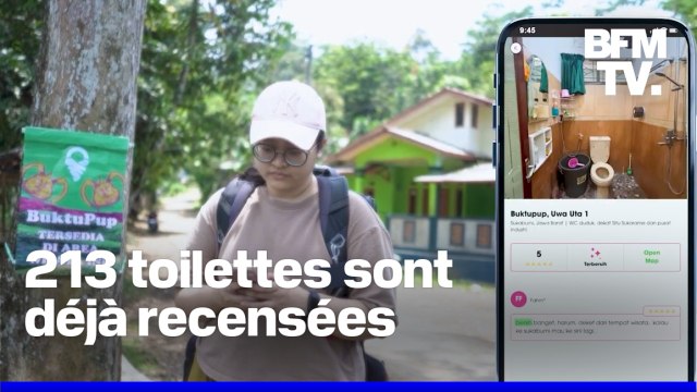 Une application permet de louer des toilettes chez des particuliers en Indonésie