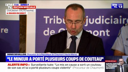 Surveillante tuée à Nogent: "L'autopsie a mis en évidence 7 plaies", annonce le procureur de Chaumont