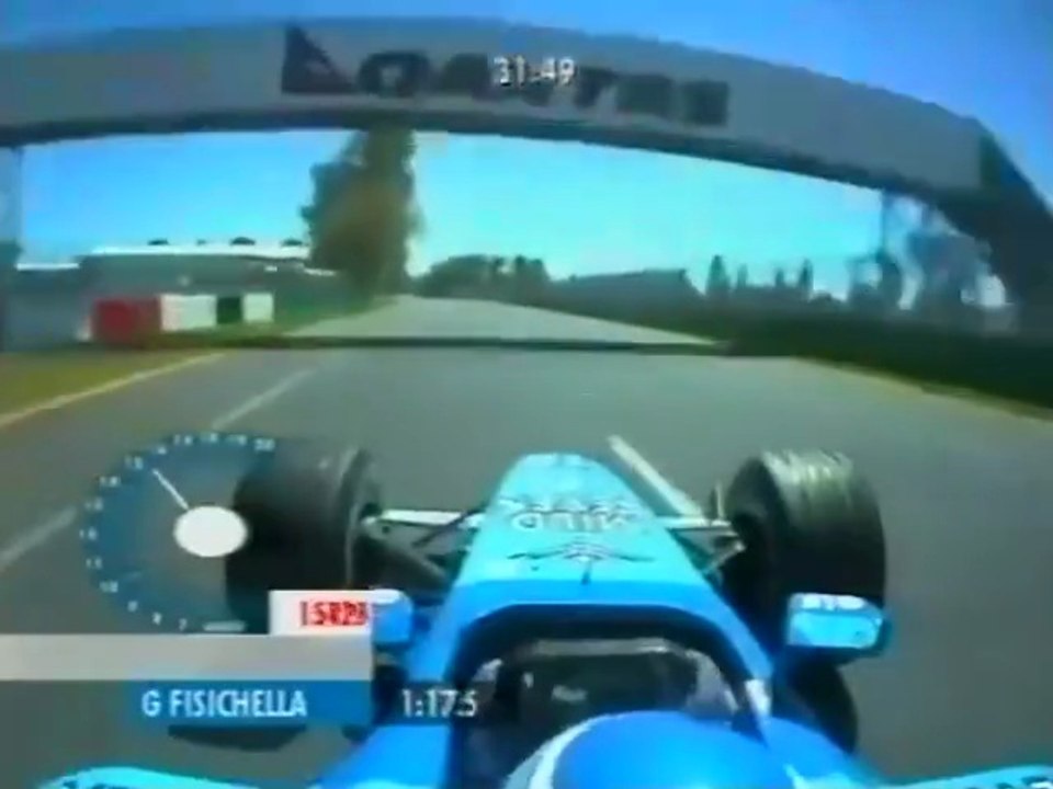 F1 – Giancarlo Fisichella (Benetton Renault V10) Onboard – Australia 2001