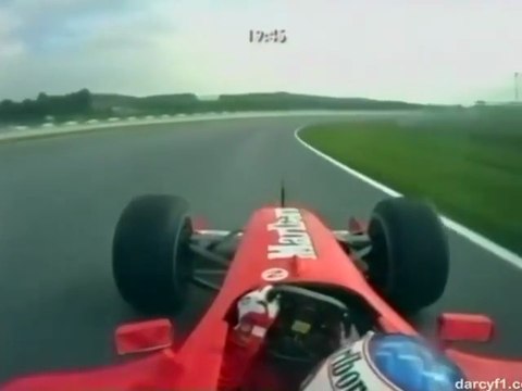 F1 – Rubens Barrichello (Ferrari V10) Onboard – Malaysia 2001