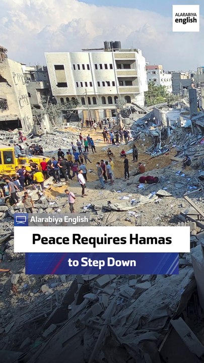 Peace Requires Hamas to Step Down