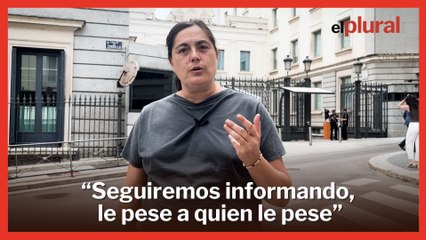 Loreto Ochando, periodista de ElPlural.com, tras ser imputada: "No vamos a dejar de informar"