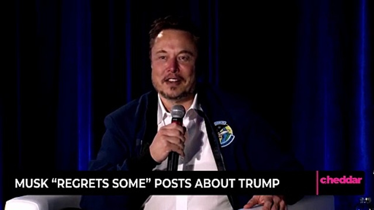 Musk "Regrets Some" Posts About Trump