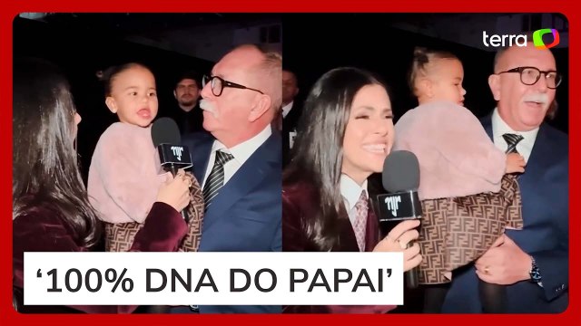 Com direito a entrevista, filha de Neymar e Bruna Biancardi rouba a cena em leilão