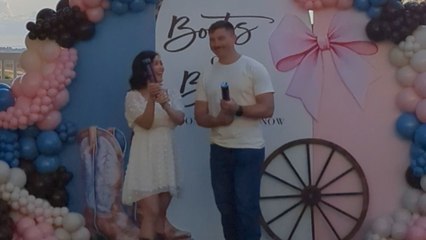 Gender reveal goes wrong: Popper hits girl right in the face