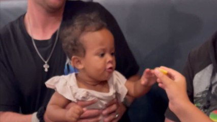 Toddler tries lemon for the first time and instantly regrets her choice