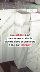 🤑 Le marbre doit passer ce crash test ⁉️