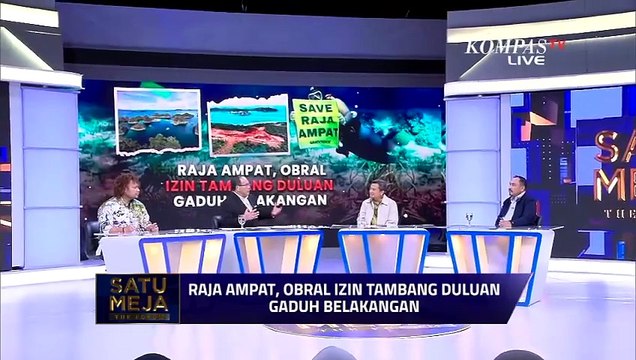 Ironi Raja Ampat: Turis Diatur, Tambang Diizinkan, Jalur Migrasi Pari Manta Terancam | Satu Meja