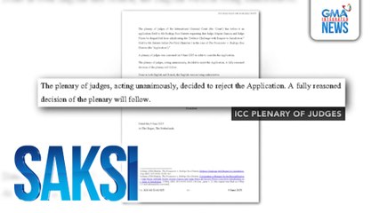Hiling ng kampo ni FPRRD na i-disqualify ang dalawang judge na humahawak sa kaniyang kaso, ibinasura ng ICC | Saksi