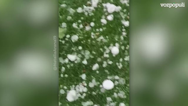 Una fuerte granizada sacude Madrid y deja imágenes como estas en pleno junio