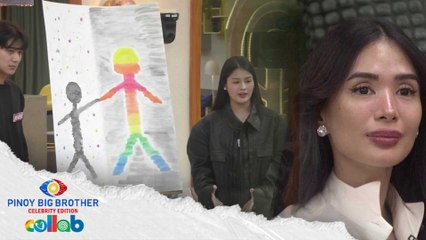 Pinoy Big Brother Collab: Housemates, ipinakita ang kanilang painting kay Heart (Episode 90)