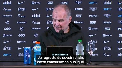 Uruguay - L'échange tendu entre Bielsa et un journaliste en conférence de presse