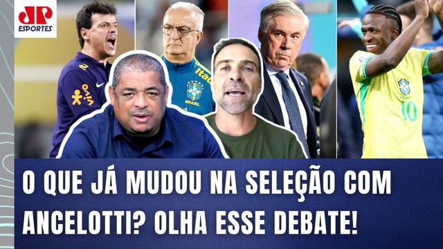 OLHA ISSO! TÁ MUITO CLARO que os caras VEEM o Ancelotti agora e... Seleção Brasileira GERA DEBATE!