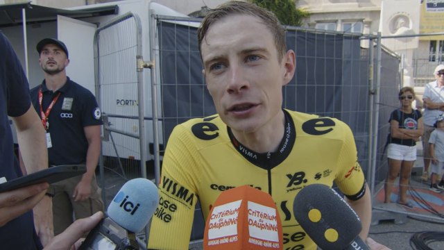 Cycling - Critérium du Dauphiné 2025 - Jonas Vingegaard: I gained time on Tadej and only lose to Remco so...