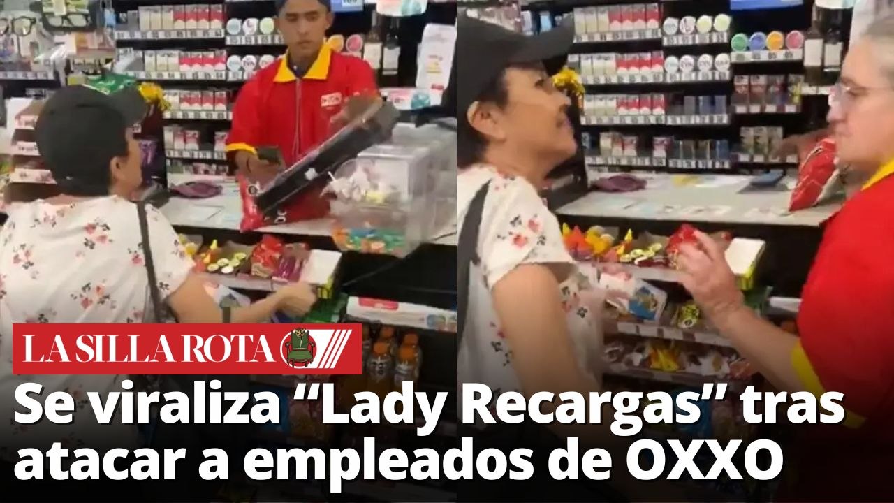 “Lady Recargas”: Mujer agrede a cajera del OXXO por no hacerle una recarga
