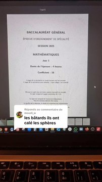 Analyse du Sujet Bac de Maths Asie Jour 1 2025 tombé le 11/06/25#bac #bac2025 #terminale #spemaths