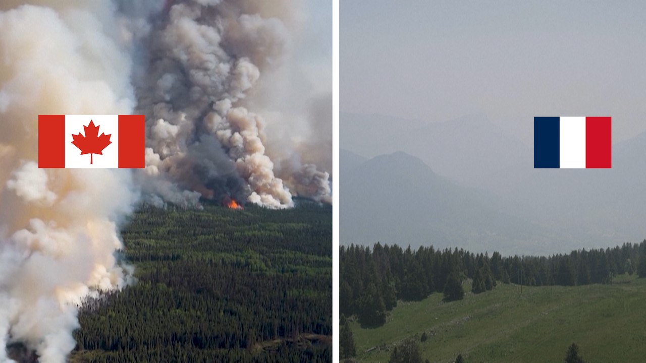 La France touchée par les fumées des gigantesques incendies au Canada
