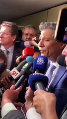 Fernando Haddad fala após participar de audiência na Câmara