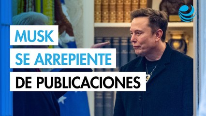 Musk se arrepiente de algunas publicaciones que hizo sobre Donald Trump