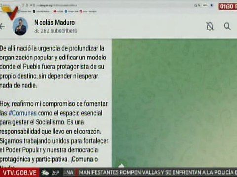 Pdte. Maduro: Conmemoramos el primer Aló Presidente Teórico que nuestro Cmdte. promovió hace 16 años