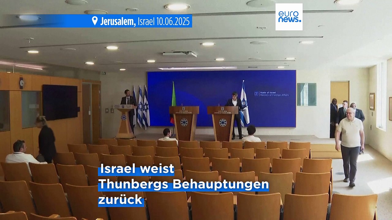 Israel weist Greta Thunberg und drei weitere Aktivisten des Gaza-Hilfsschiffs aus